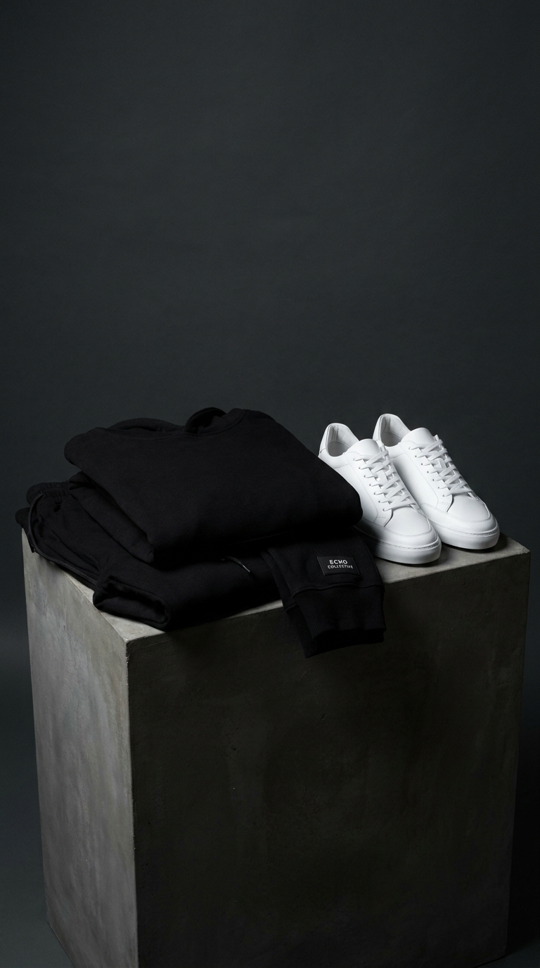 Streetwear clothing drop product shot